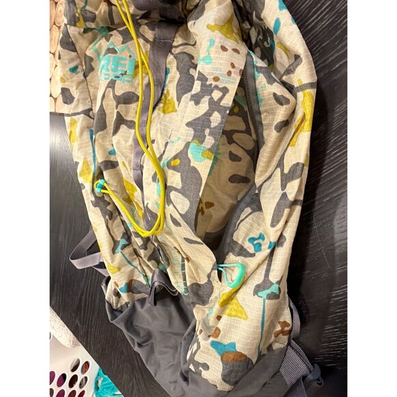 REI Co-Op Camo Print Lightweight Drawstring Backpack With Adjustable Straps & Me main image 6